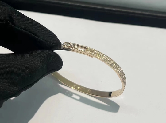 Anniversary Party 18K Gold Diamond Jewelry Superclone Jewelry VVS Diamond