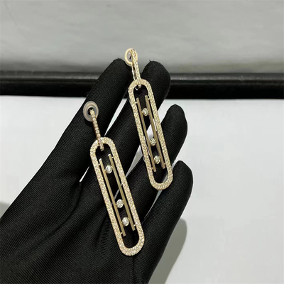 wholesale designer brands 18k gold jewelry factor 18 karat gold diamond earrings for women