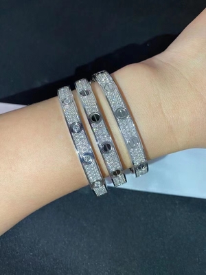 Round Brilliant Cut Diamond Moissanite Watch VVS Gem Stone Iced Out Hand Setting