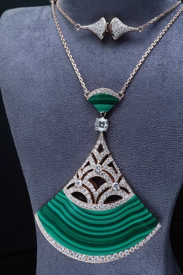brand jewelry wholesale    Necklace Clone the same gold diamond as the brand jewelry factory