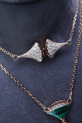brand jewelry wholesale    Necklace Clone the same gold diamond as the brand jewelry factory