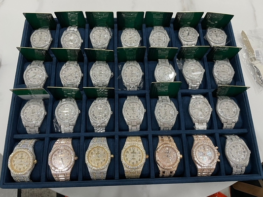 Moissanite Diamond Iced Out Mechanical Man Watch Wholesale famous brand watches