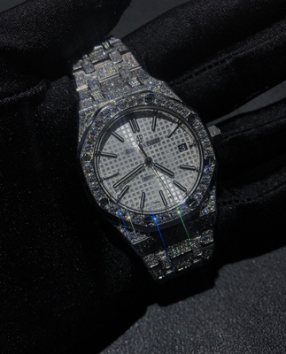 Moissanite Diamonds Watches Ice Jewelry Self Winding