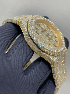 Hiphop Moissanite Ice Cube Watch Automatic Movement