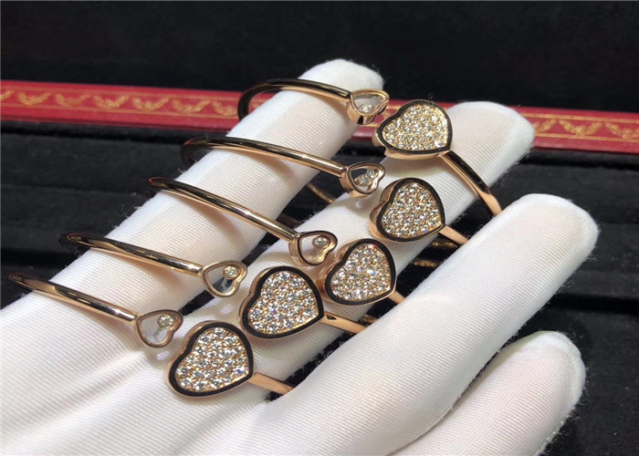 Arabic Jewelry Sophisticated Happy Hearts Chopard Jewelry For Young Women / Ladies / Girls Chopard Happy Hearts Bracelet