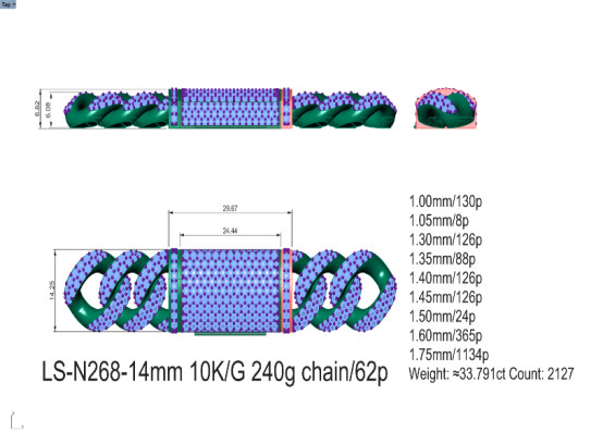 China Jewelry Factory custom ice cube tray real 10k gold quality diamonds ice cube jewellery