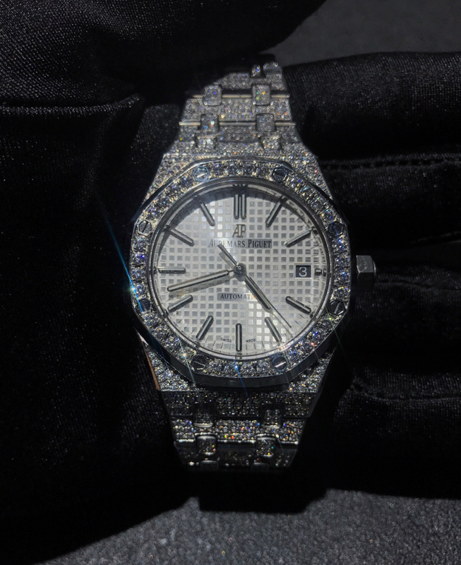 Moissanite Diamonds Watches Ice Jewelry Self Winding